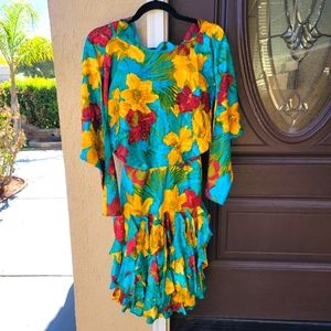 Gillian Vintage Floral Dress